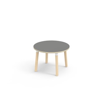Helmi pöytä HPL ø90 cm valkoinen holkki