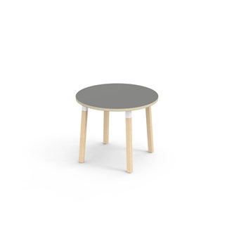 Helmi pöytä HPL ø90 cm valkoinen holkki