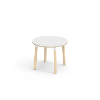 Helmi pöytä HPL ø90 cm valkoinen holkki
