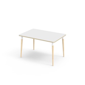 Myy FSC pöytä HPL 120x80 cm valkoinen holkki