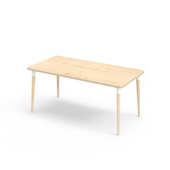 Myy FSC pöytä DL 160x80 cm valkoinen holkki