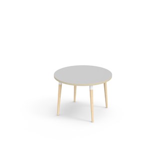 Myy pöytä DL ø 90 cm cm valkoinen holkki