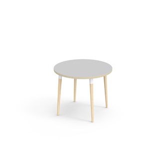 Myy pöytä DL ø 90 cm cm valkoinen holkki