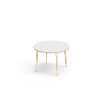 Myy pöytä DL ø 90 cm cm valkoinen holkki