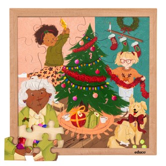 EDUCO Kehyspalapeli joulu, 36 palaa