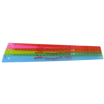 Viivoitin 30 cm, vasenkätisille