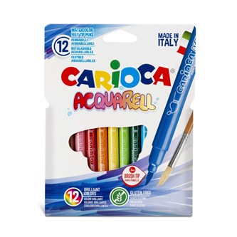 Sivellinhuopakynä Carioca Acquarell, 12 väriä