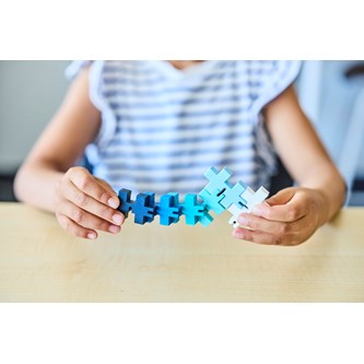 PLUS-PLUS Hexel Waterfall