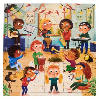 Palapeli eri soittimet, 81 palaa