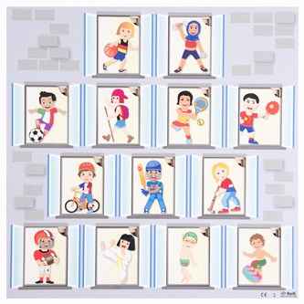 Palapeli maailma yhdessä talossa, 39 palaa