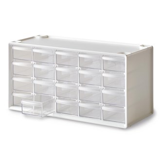 Säilytyslaatikosto 20 lokerolla