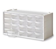 Säilytyslaatikosto 20 lokerolla