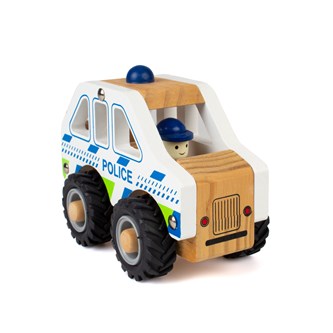 Poliisiauto, puuta
