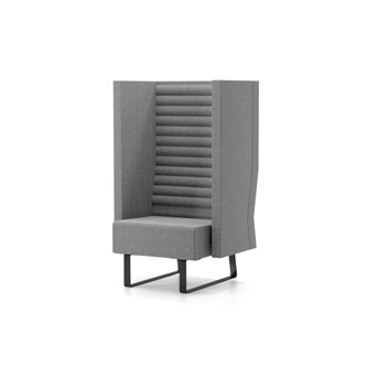 Mr Box Highback 1h, musta kelkkajalka