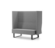 Mr Box Highback 2h, musta kelkkajalka