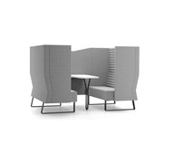 Mr Box Meeting Point Highback 2h, musta kelkkajalka