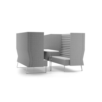 Mr Box Meeting Point Highback 3h, hopea kelkkajalka