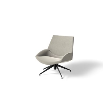 Size nojatuoli korkea musta ristikko