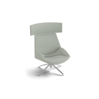 Size nojatuoli korkea hopea ristikko