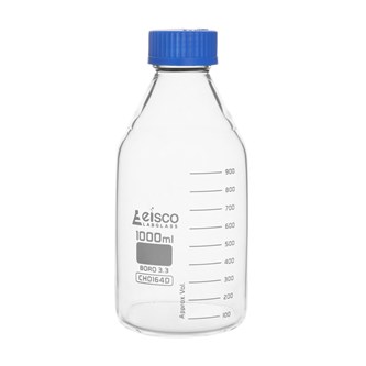 Reagenssipullo 1000 ml, borosilikaatti, 6 kpl