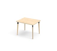 Grow pöytä akustik laminaatti 100x80 cm musta holkki