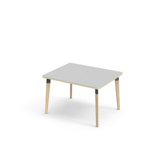 Grow pöytä akustik laminaatti 100x80 cm musta holkki