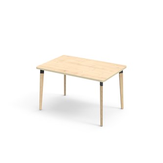 Grow pöytä akustik laminaatti 120x80 cm musta holkki