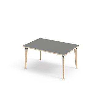 Grow pöytä akustik laminaatti 120x80 cm musta holkki