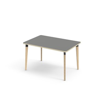 Grow pöytä akustik laminaatti 120x80 cm musta holkki