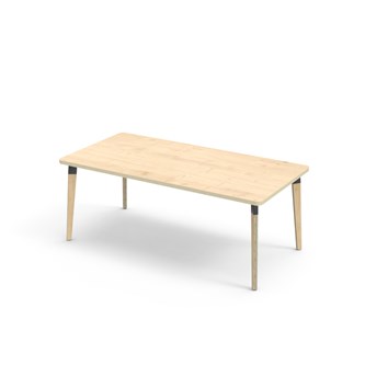 Grow FSC pöytä akustik laminaatti 160x80 cm musta holkki