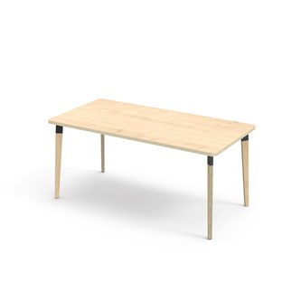 Grow FSC pöytä akustik laminaatti 160x80 cm musta holkki