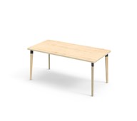 Grow FSC pöytä akustik laminaatti 160x80 cm musta holkki