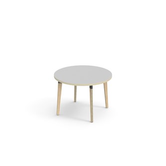 Grow pöytä akustik laminaatti ø 90 cm musta holkki