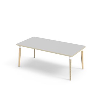 Grow pöytä HPL 160x80 cm valkoinen holkki