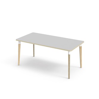 Grow pöytä HPL 160x80 cm valkoinen holkki