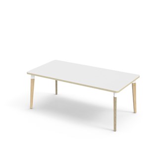 Grow pöytä HPL 160x80 cm valkoinen holkki