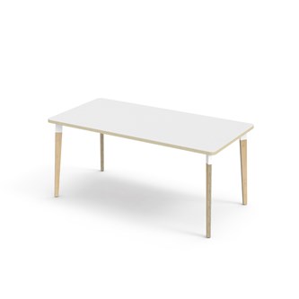 Grow pöytä HPL 160x80 cm valkoinen holkki