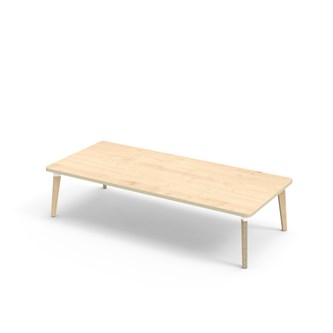 Grow pöytä akustik laminaatti 180x80 cm valkoinen holkki