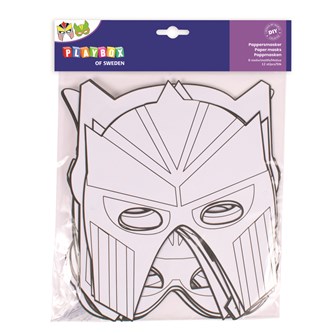 Paperinaamiot, supersankarit, 12 kpl