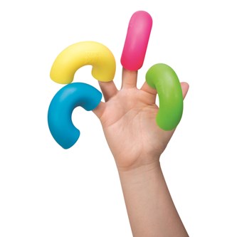 Stressilelu Needoh, pehmeät makaronit, 4 kpl