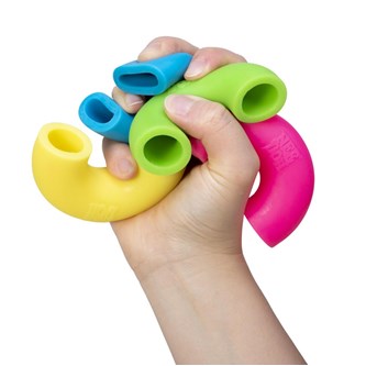 Stressilelu Needoh, pehmeät makaronit, 4 kpl