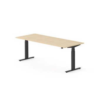 Work FSC työpöytä HPL BX 200x80cm, musta jalusta