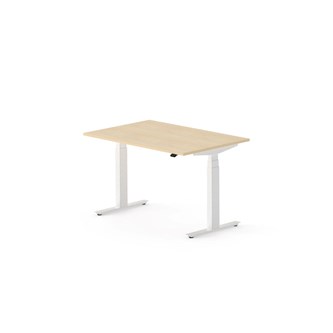 Work FSC työpöytä HPL BX 120x80 cm, valkoinen jalusta