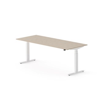 Work FSC työpöytä HPL BX 200x80cm, valkoinen jalusta