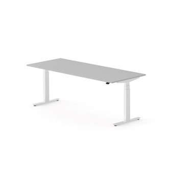 Work FSC työpöytä HPL BX 200x80cm, valkoinen jalusta