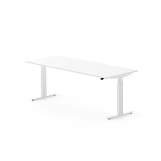 Work FSC työpöytä HPL BX 200x80cm, valkoinen jalusta