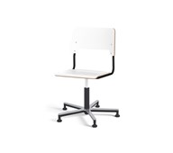 Como FSC BX tuoli, matala kaasujousi, iso istuin, aluristikko liukutassuilla, musta runko