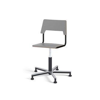 Como FSC BX tuoli, korkea kaasujousi, medium istuin, aluristikko liukutassuilla, musta runko