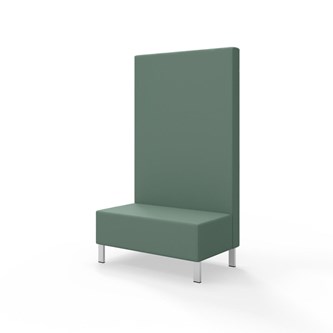 Snake 100 istuinmoduuli, korkea selkänoja, metallijalat, ik 43 cm