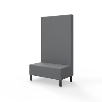 Snake 100 istuinmoduuli, korkea selkänoja, metallijalat, ik 43 cm